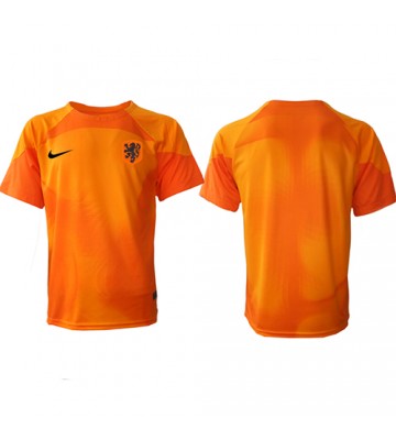 Nederland Keeper Bortedrakt VM 2022 Kortermet
